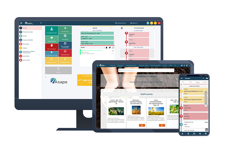 Logiciels interconnectés CRM